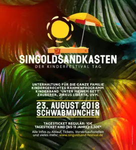 Mehr über den Artikel erfahren Festival für Kinder – Singoldsandkasten in Schwabmünchen [Werbung & Gewinnspiel]